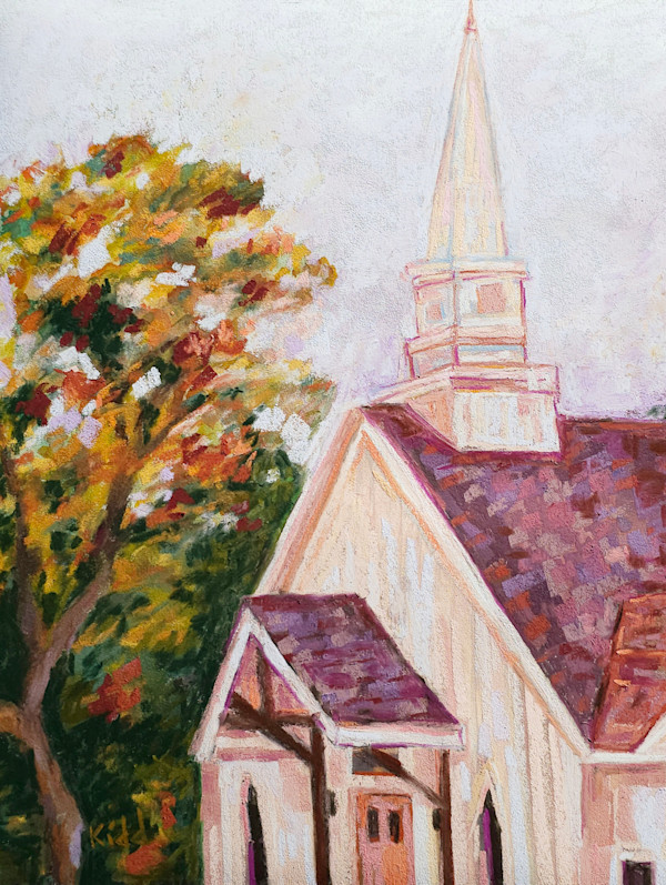 Graveyard Chapel by HEIDI KIDD