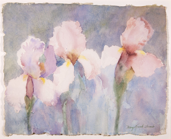 Serenity (Irises) by Mary Kossuth Shumate