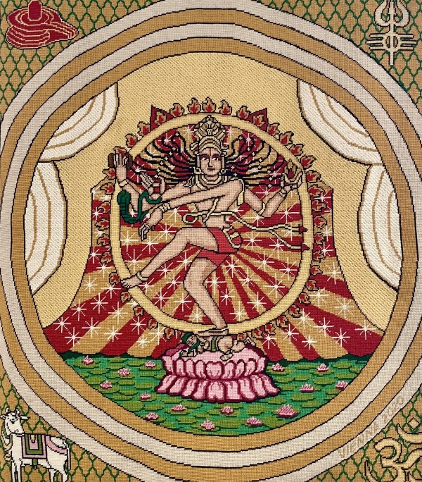 Hindu Banner with the Shiva by Vienna Cobb-Anderson