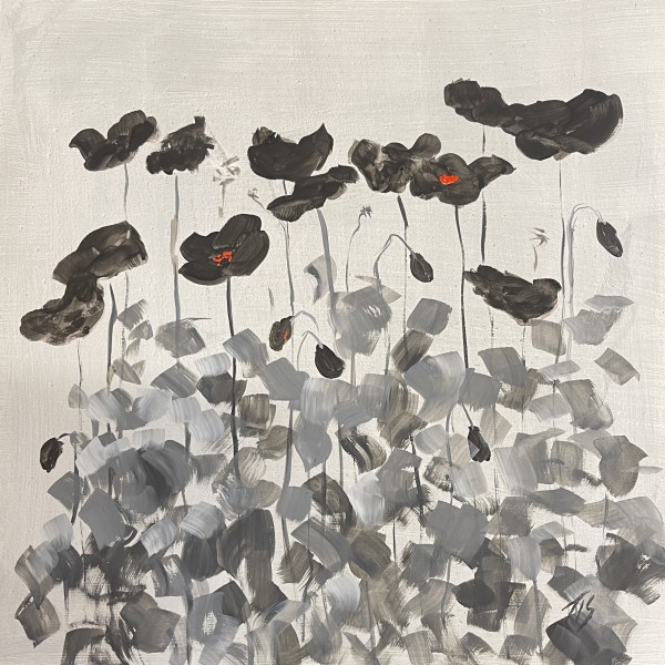 Black Poppies by Thomas Stevens