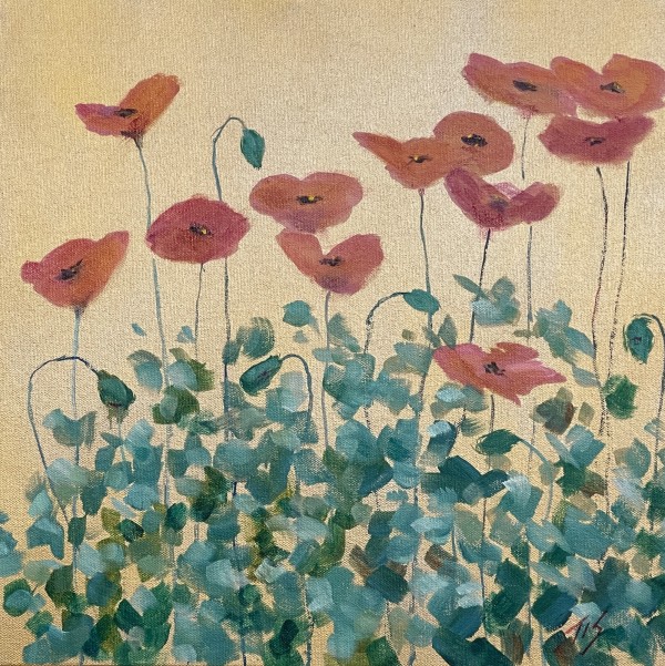 Coral Poppies by Thomas Stevens