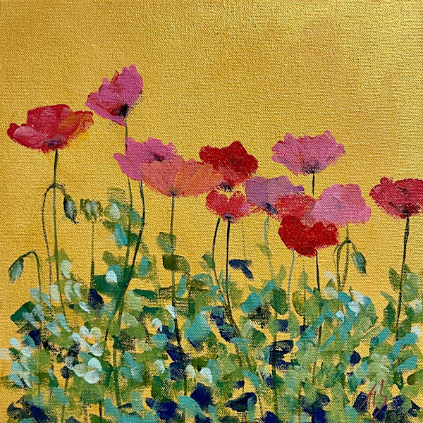 Creekside Poppies by Thomas Stevens
