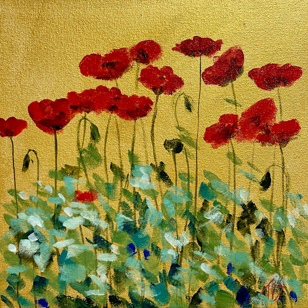 Creekside Poppies by Thomas Stevens