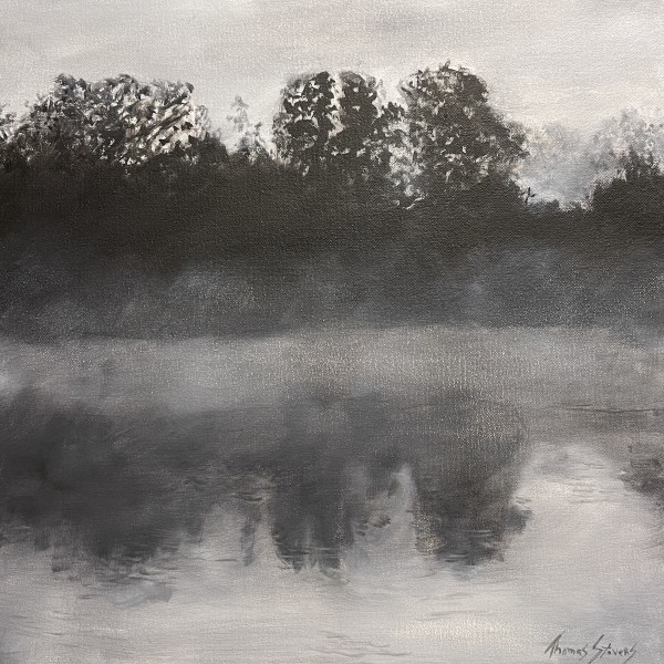 Early Morning Lake Fog  36.1542N 79.1493W by Thomas Stevens