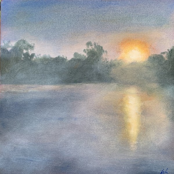 Lake Orange Sunrise~Prayer (36.15434N 79.1493W) by Thomas Stevens