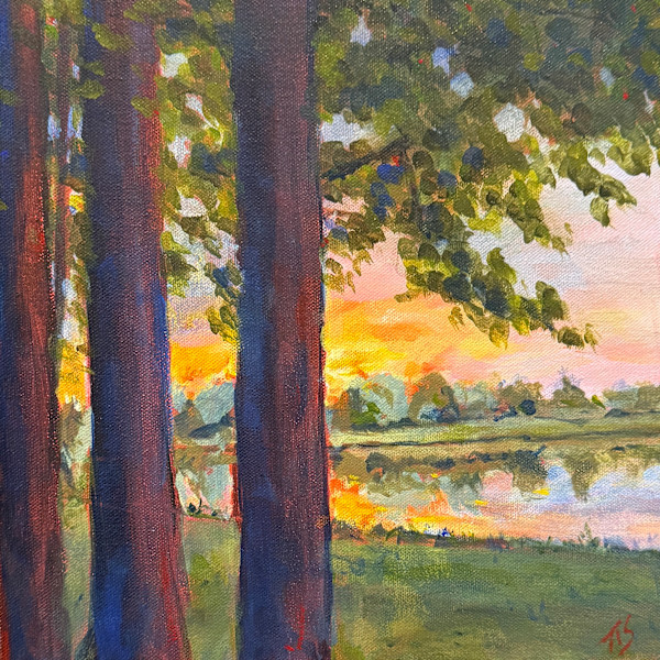 Lake Orange Trees by Thomas Stevens, Image 1.