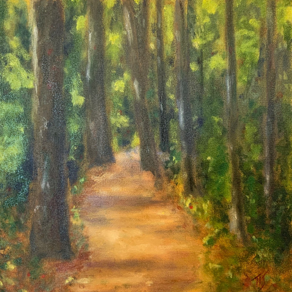 Riverwalk Trail (study)  36.070856N 79.091775W by Thomas Stevens