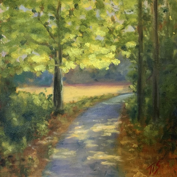 Riverwalk Tree (study) 36.071392N 79.093553W by Thomas Stevens