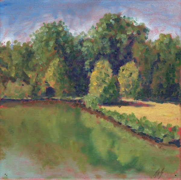 Meadowlands Pond (study)  36.06123N  79.07744W by Thomas Stevens
