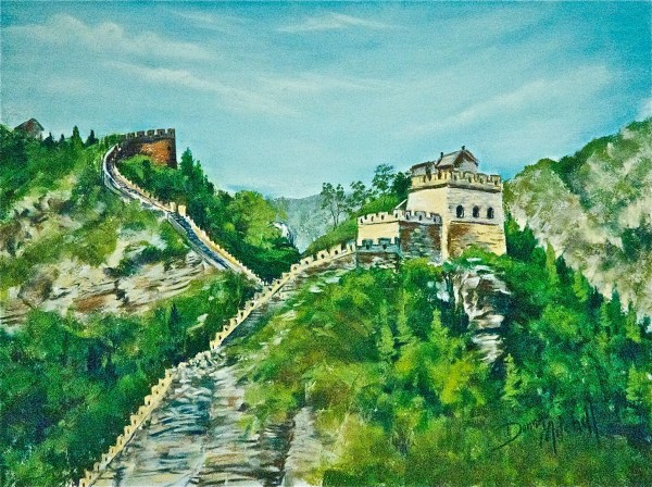 The Great Wall, China by Donna Mitchell