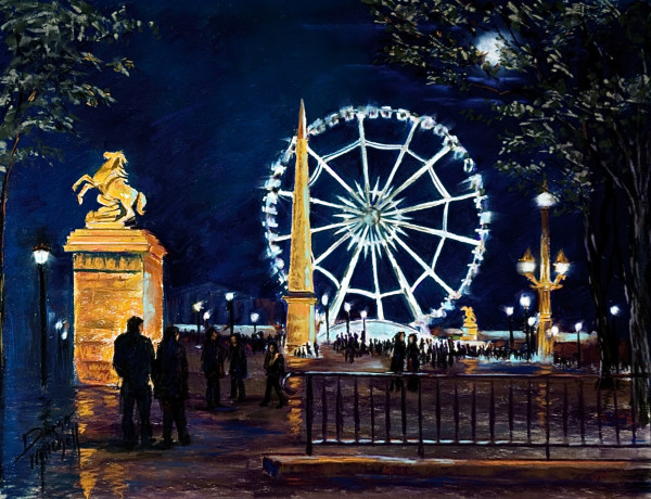 Moonlight Over Paris by Donna Mitchell