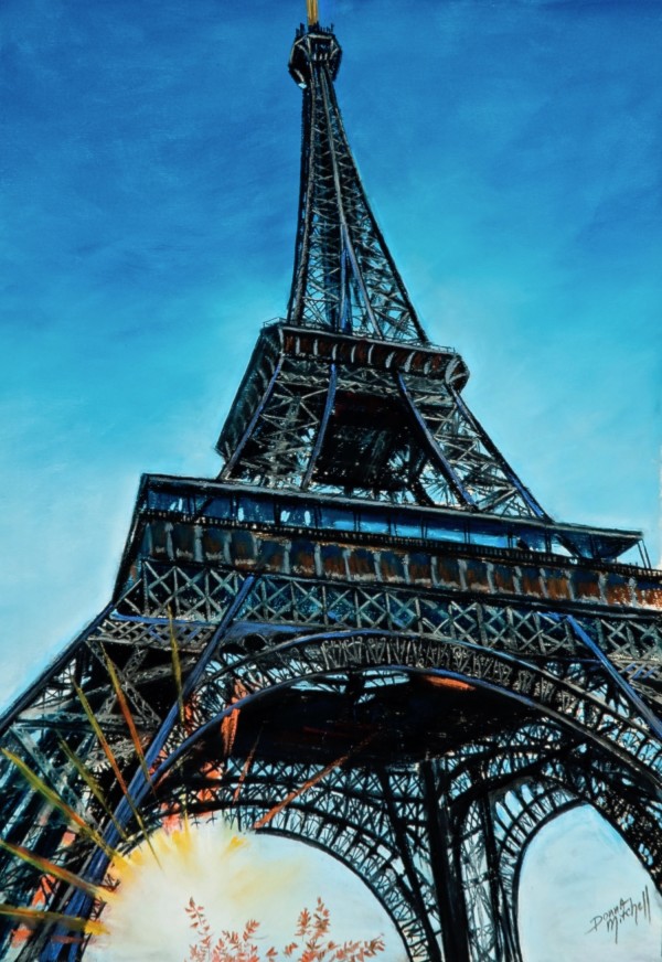 Eiffel Tower, Paris, France by Donna Mitchell