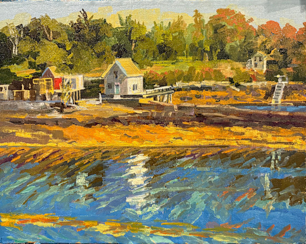 Autumn Outgoing Tide -Lowell's Cove by Elaine Lisle, Image 1.