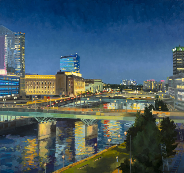 The City at Night by Elaine Lisle