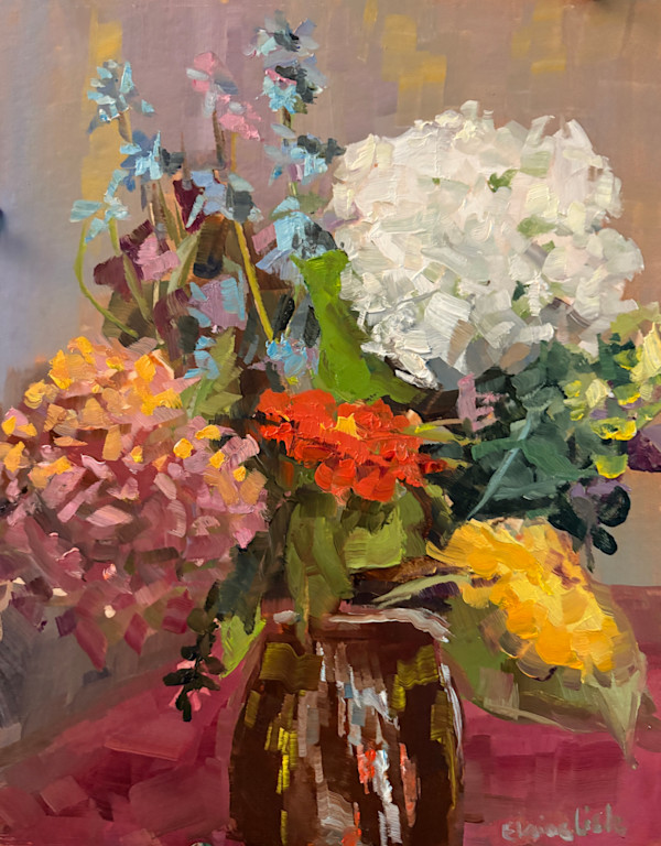 Fall Blooms by Elaine Lisle