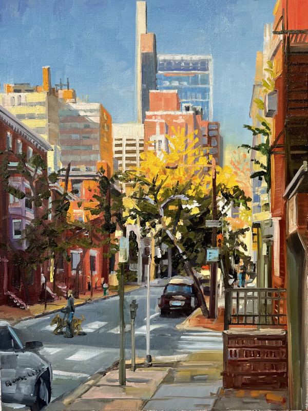 Sun on 18th Street by Elaine Lisle
