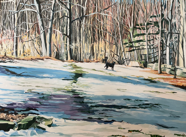 Winter Woods by Elaine Lisle