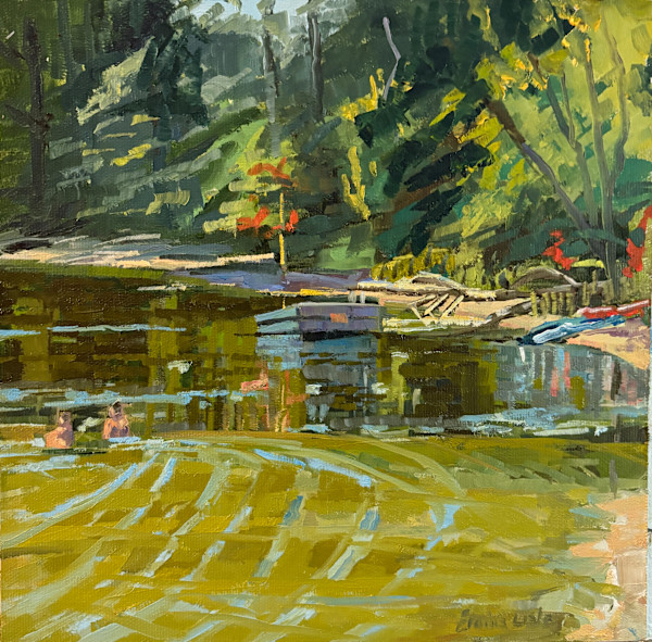 Afternoon Swim by Elaine Lisle