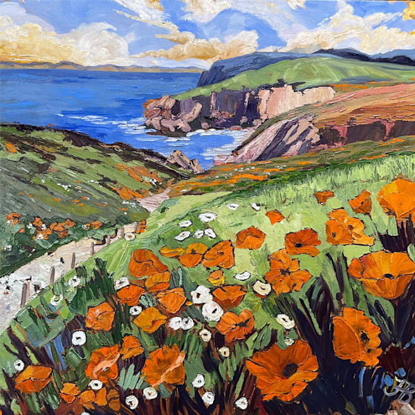 Poppy Path by Francene Jolin Beaman