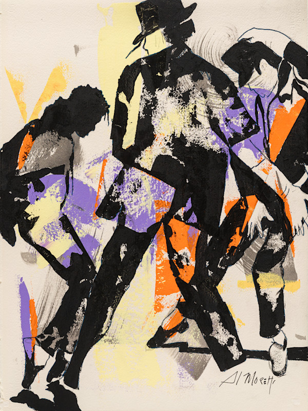 Michael Jackson, Dance, Quick Draw Series by Al Moretti