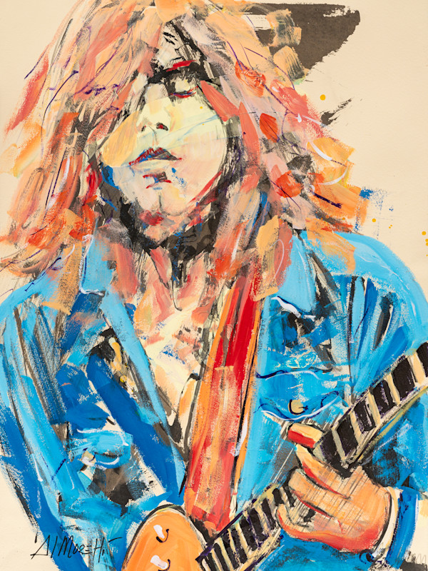 Terry Kath, Chicago ~ Quick Draw Series by Al Moretti