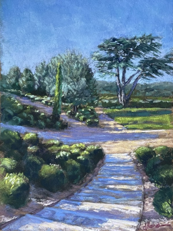 Garden Walk, Chateau d'Amboise by Hope Hanes