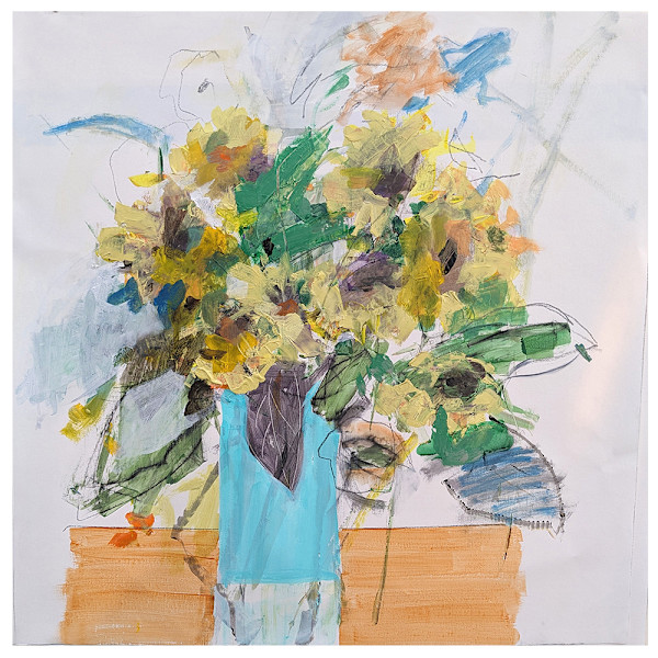 Sophia's Sun Flowers by Teresa Cline Art, Image 1.