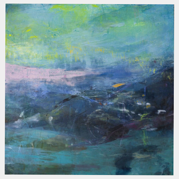 Blue Pond by Teresa Cline Art