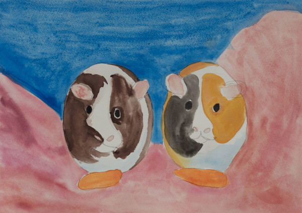 105. Clover and Hazel by Cynthia Adams