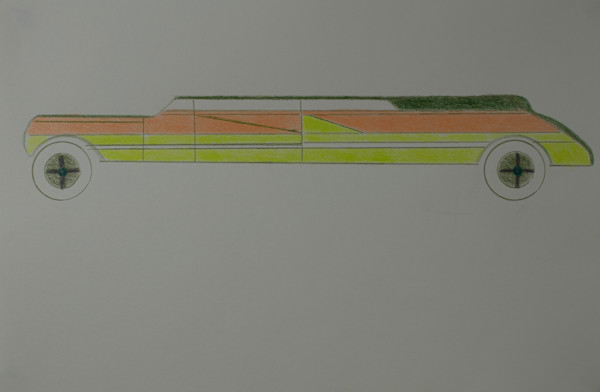 Yellow & Orange Car by Alan Ward