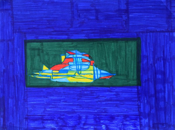 Blue Ship by Andrew Mei
