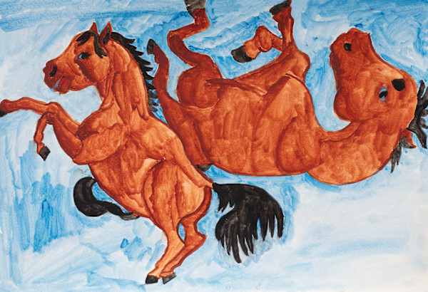 Galloping Horses by Benjamin  Saechao Cheung