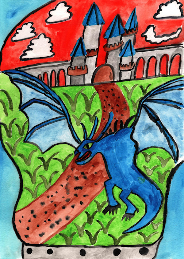 Blue Dragon by Benjamin  Saechao Cheung, Image 3.