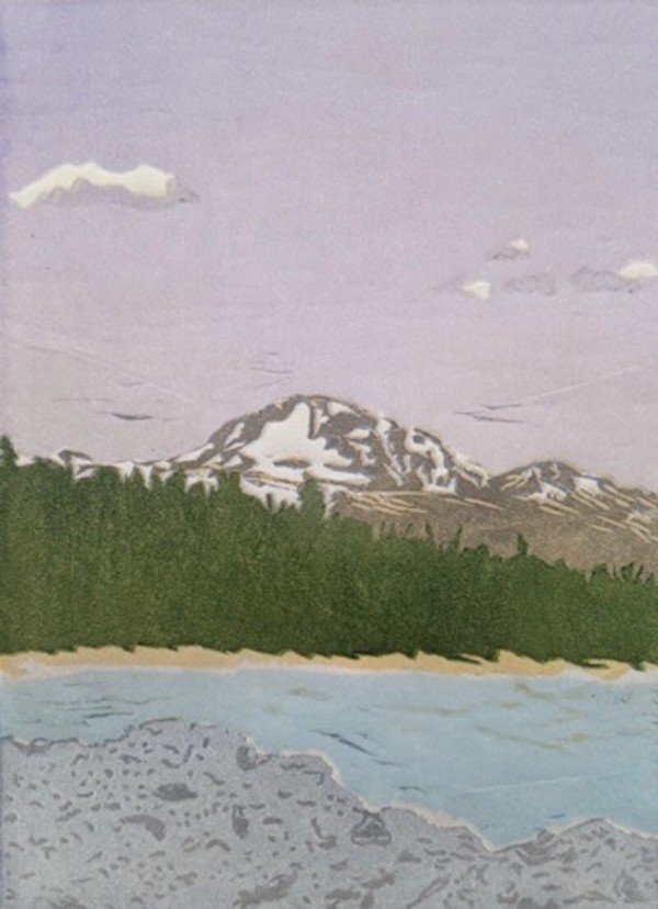 Mt. Lassen From Lake Almanor by Betsy Spencer Judge