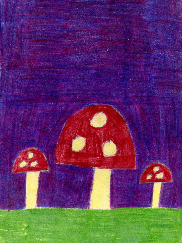 Red Mushrooms by Bridget Jackson