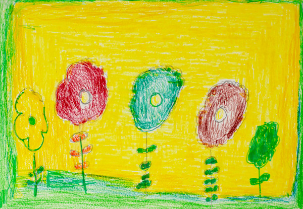 Joyous Flowers by Cathy  Pitzak