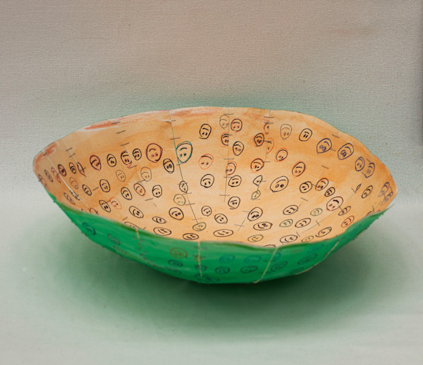 Smily Face Bowl by Cathy  Pitzak