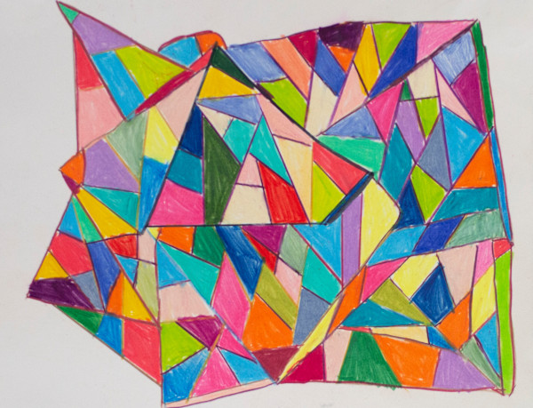 Colorful Shapes #2 by Cindy Johnson