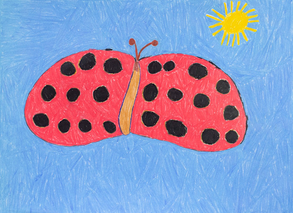 Ladybug in Sunshine by Cindy Johnson