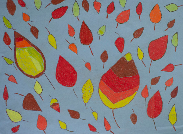 Floating Leaves by Cindy Johnson