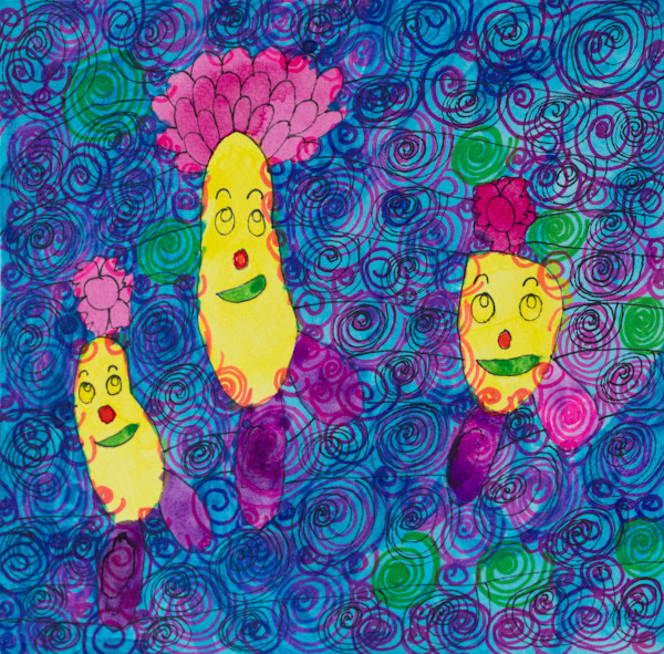 Marching  with Friends by Claire Clifford