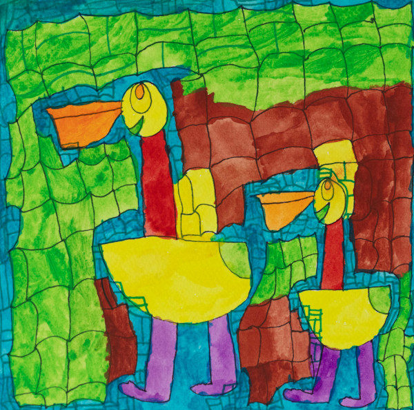 Walking Side by Side #2 by Claire Clifford