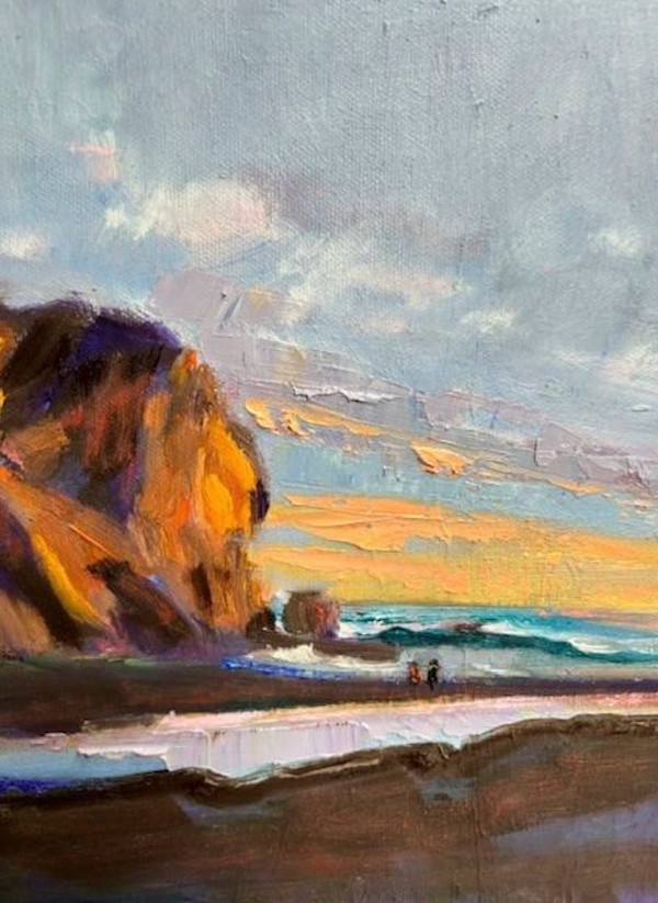 Evening At Tennessee Valley Beach by Connie Kirk