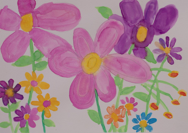 Blooming Flowers by Cynthia Adams