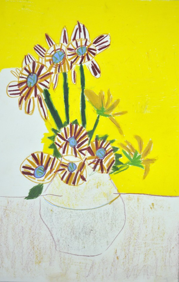 Van Gogh Sunflowers by Cynthia Adams