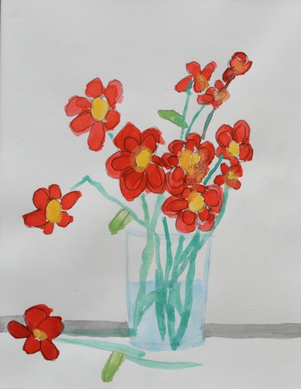 Clear Vase by Cynthia Adams