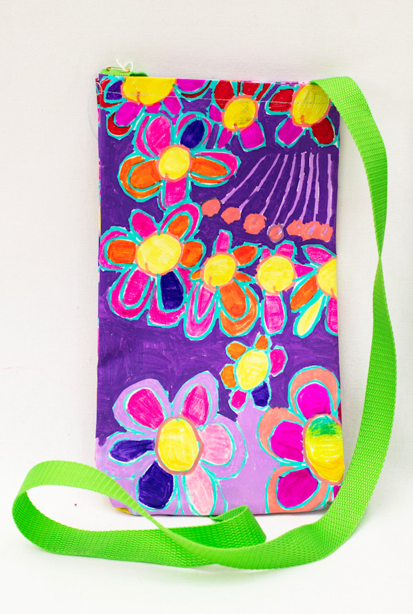 Bottle Bag - Garden of Flowers by Cynthia Adams