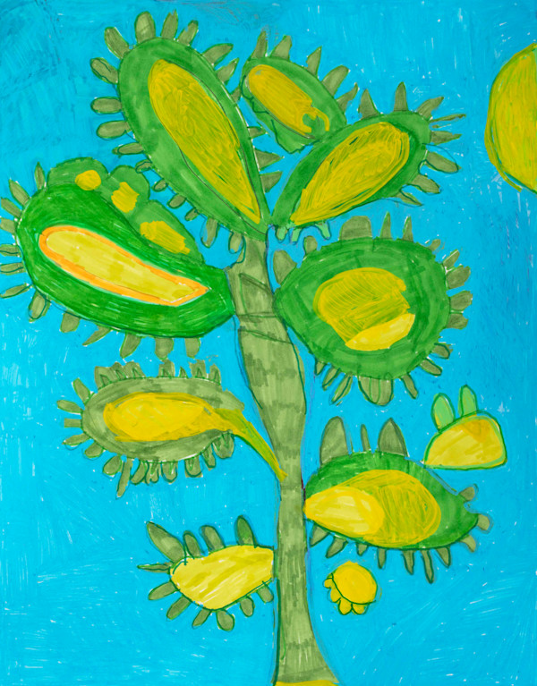 Evergreen Cactus by Cynthia Adams