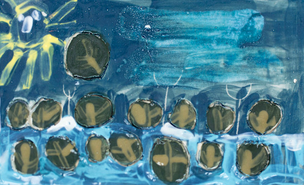 Night in the Pond by Cynthia Adams