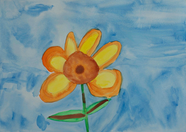 One Flower by Cynthia Adams